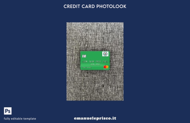 modello frontale photolook mastercard della Ivory Bank del Sud Sudan in stile ve